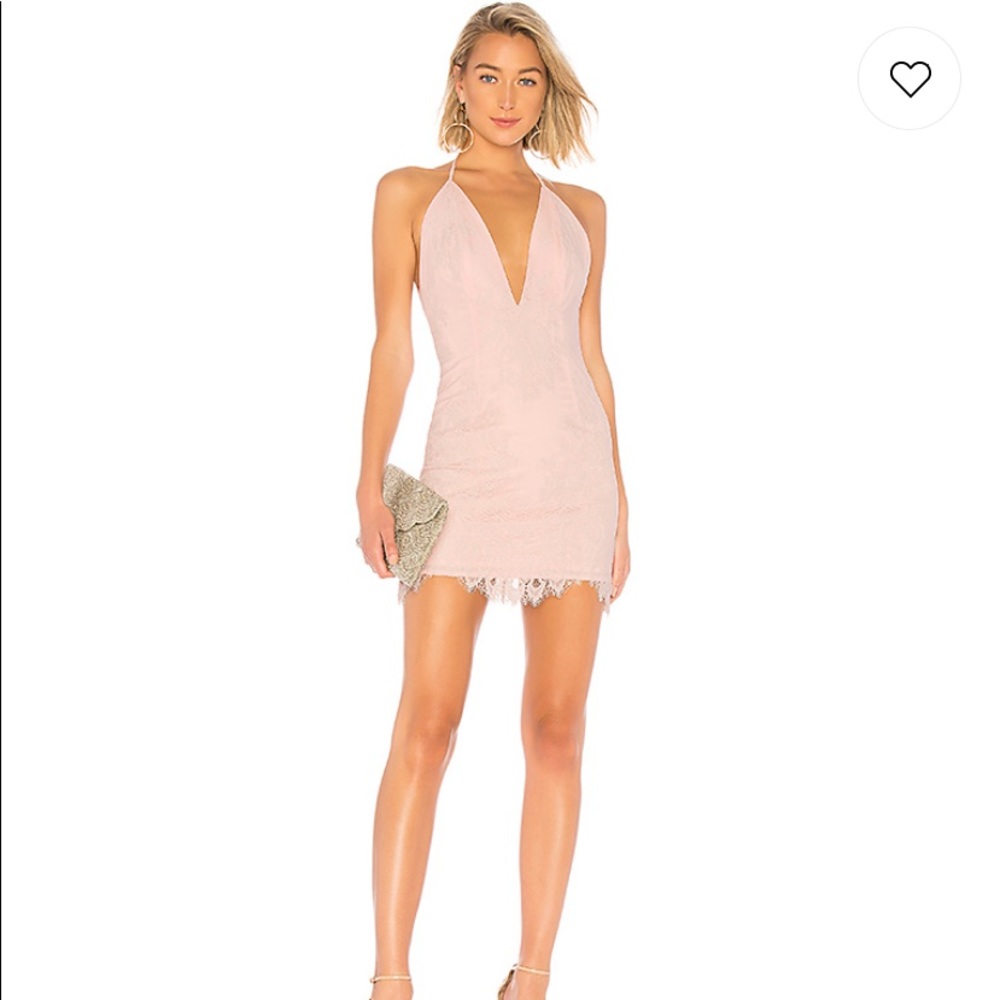 O.V.G. Mini Dress in Light Pink